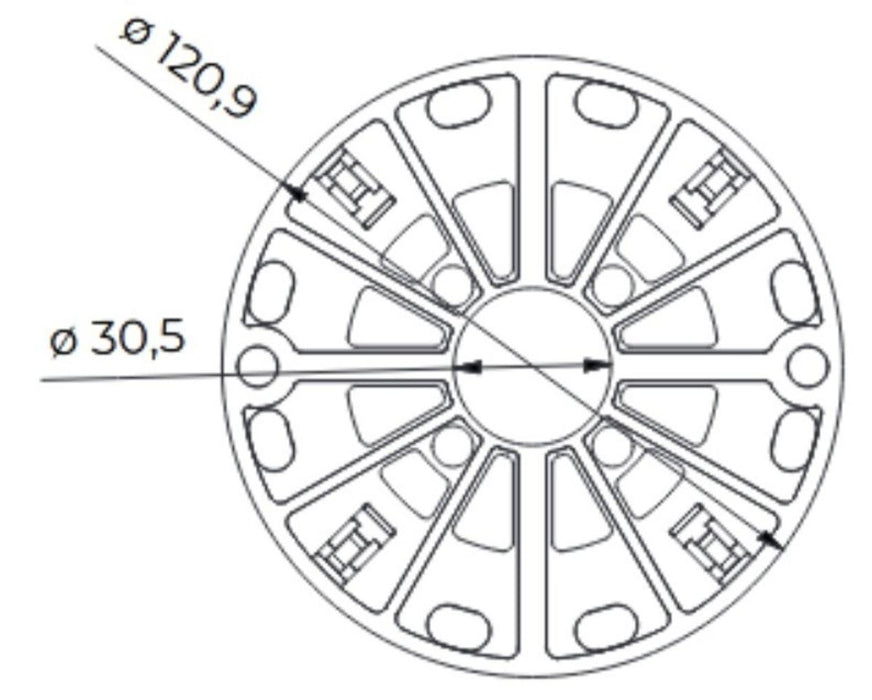 ATLANTE SPACER 60-115 MM DECKING