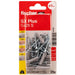 DOWEL WITH SCREW 5X25 25 PCS FISCHER SX PLUS - Комплекти дюбели и винтове<<<Дюбели<<<Инструменти и железария<<<Praktiker