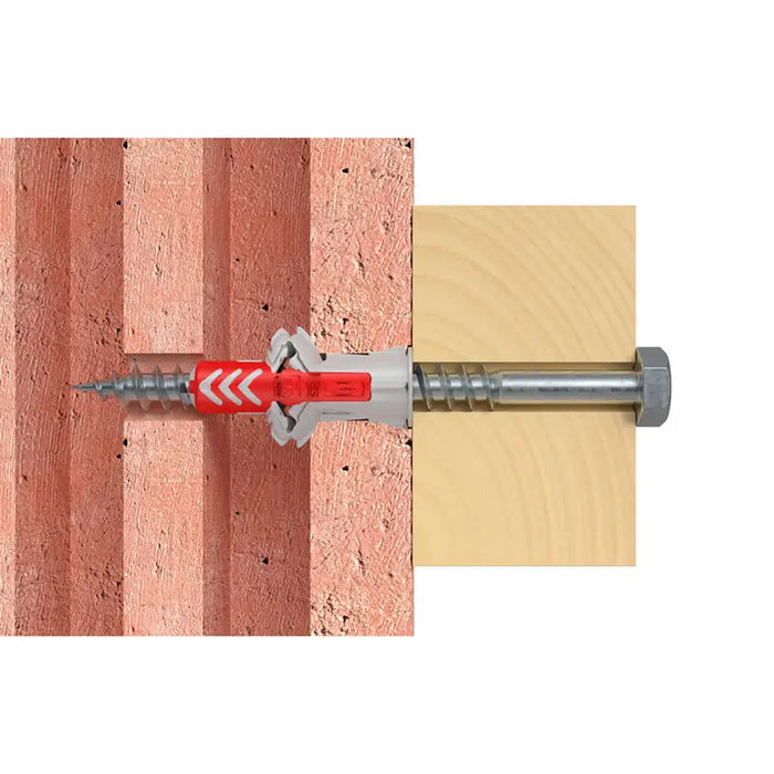 DOWEL WITH SUPPORT RING FISCHER DUOPOWER - Комплекти дюбели<<<Дюбели<<<Инструменти и железария<<<Praktiker