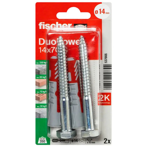 DOWEL WITH SUPPORT RING FISCHER DUOPOWER - Комплекти дюбели<<<Дюбели<<<Инструменти и железария<<<Praktiker