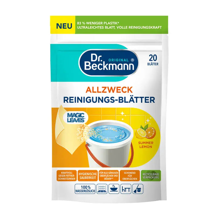 DR.BECKMANN FLOOR CLEANER IN STRIPS 20PCS - Почистващи препарати<<<Домашни потреби<<<Кухня<<<Praktiker