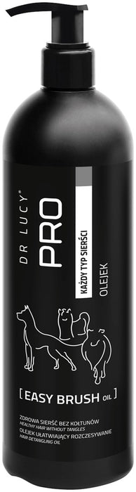 DR LUCY - PRO EASY BRUSH OIL 0.5 L - OIL FOR EASY COMBING (RINSE-OUT) OF DOG COATS