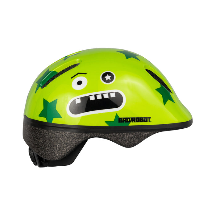 CHILDREN'S HELMET DRAG BAD ROBOT S GREEN