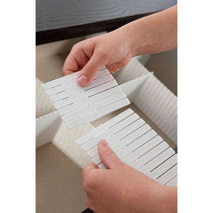 DRAWER DIVIDER WHITE 44X10 CM COMPACTOR - Продукти за съхранение и организация на дрехи<<<Домашни