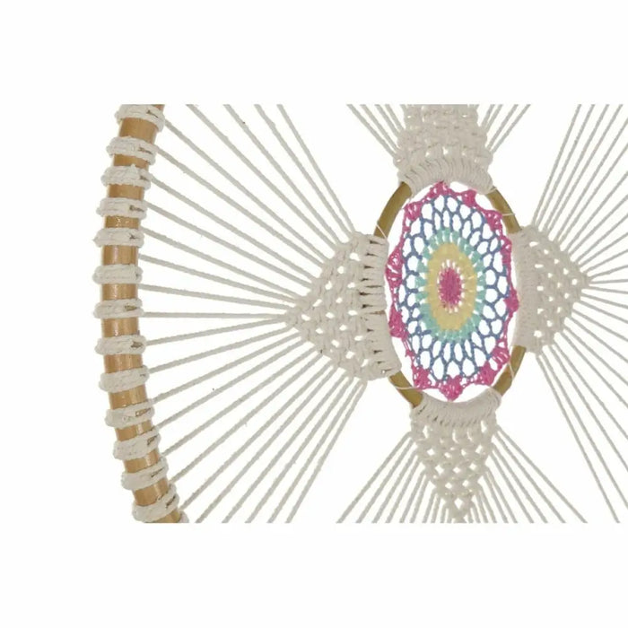 Dream Catcher DKD Home Decor White Multicolour Natural Feathers Boho 52 x 1 x 145 cm (1 Unit) - Декорация и