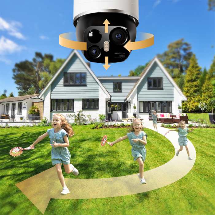 Dreame Navo Elite 1 Outcam 360° outdoor camera with solar panel - white