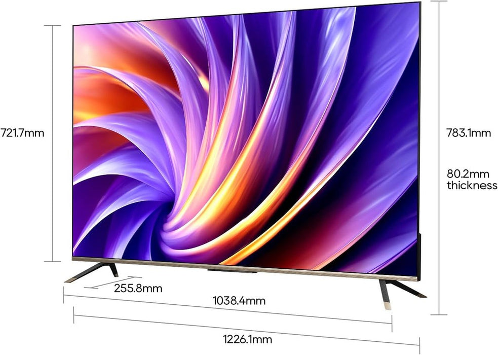 Dreame Vivid QLED TV Q100 127 cm (50") 4K Ultra HD Smart TV Wi-Fi Black 350 cd/m²