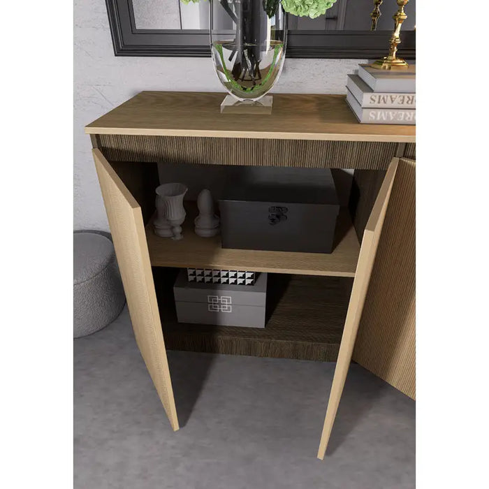 DRESS NATURAL IRIM 150X80X46 CM LINEA OAK/BROWN - Скринове<<<Мебели и обков<<<Мебели и интериор<<<Praktiker