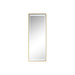 Dressing Mirror Home ESPRIT Golden Aluminium 50 x 0,5 x 150 cm - Декорация и Осветление<<<Дом