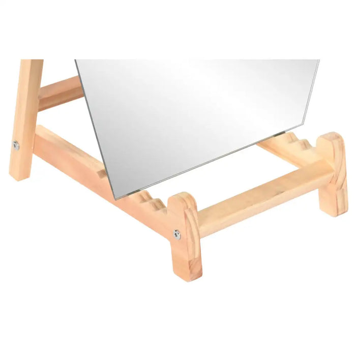 Dressing Mirror Home ESPRIT Natural Crystal Pinewood 50 x 10 x 150 cm - Декорация и Осветление<<<Дом