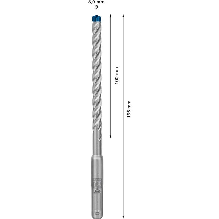 DRILL BOSCH EXPERT 8X100X165 SDS PLUS - Свредла<<<Консумативи за електроинструменти<<<Инструменти и