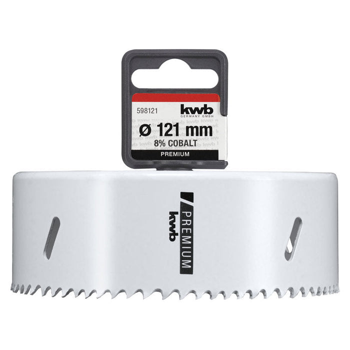 DRILL HSS-CO BI-METAL Ф121Х38 MM KWB - Боркорони<<<Консумативи за електроинструменти<<<Инструменти и