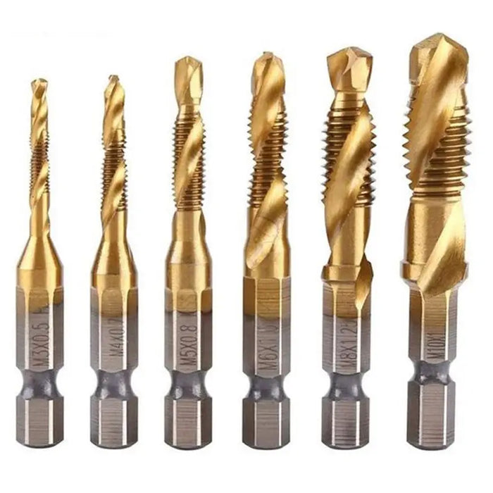 DRILLS FOR THREADING NEXTOOL DRAX-60 6 PCS - Фрезери<<<Консумативи за електроинструменти<<<Инструменти и