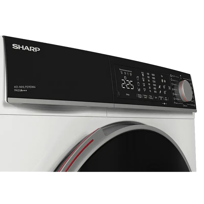 Dryer Sharp KD-NHL9S9GW4 9 kg C White C - Сушилни<<<Домакински електроуреди<<<ZoraSite