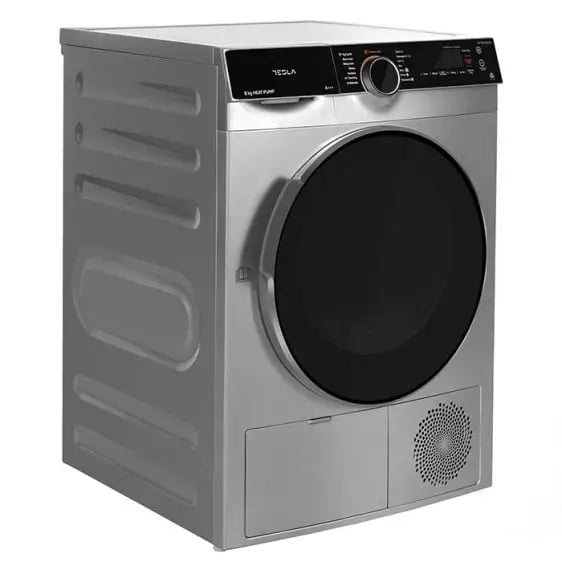 Dryer TESLA WT8H91MS 8 kg Silver - Сушилни с термопомпа<<<Сушилни<<<Едра бяла техника<<<TechnoMix&&&Кондензационни
