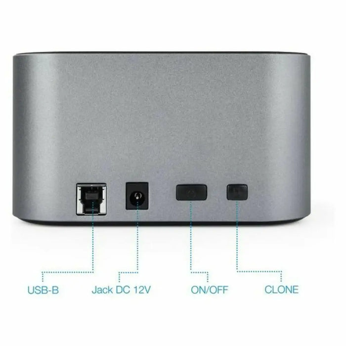 Dual Dock Station TooQ TQDS-805G 2.5’’-3.5’’ HDD/SSD SATA USB 3.0 - Компютър Мрежи и компоненти<<<Компютри|