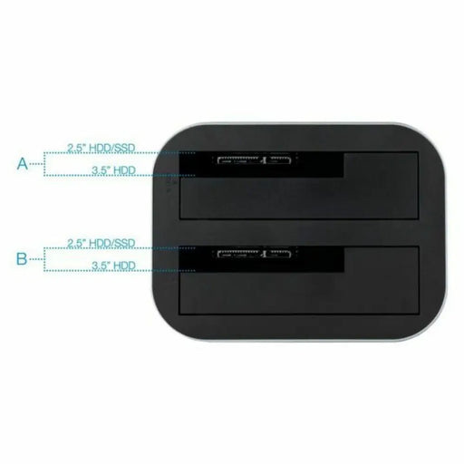 Dual Dock Station TooQ TQDS-805G 2.5’’-3.5’’ HDD/SSD SATA USB 3.0 - Компютър Мрежи и компоненти<<<Компютри|