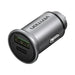 Dual Port Car Charger USB-A USB-C Vention FFBH0 18/20W Gray - Car chargers<<<Chargers<<<GSM