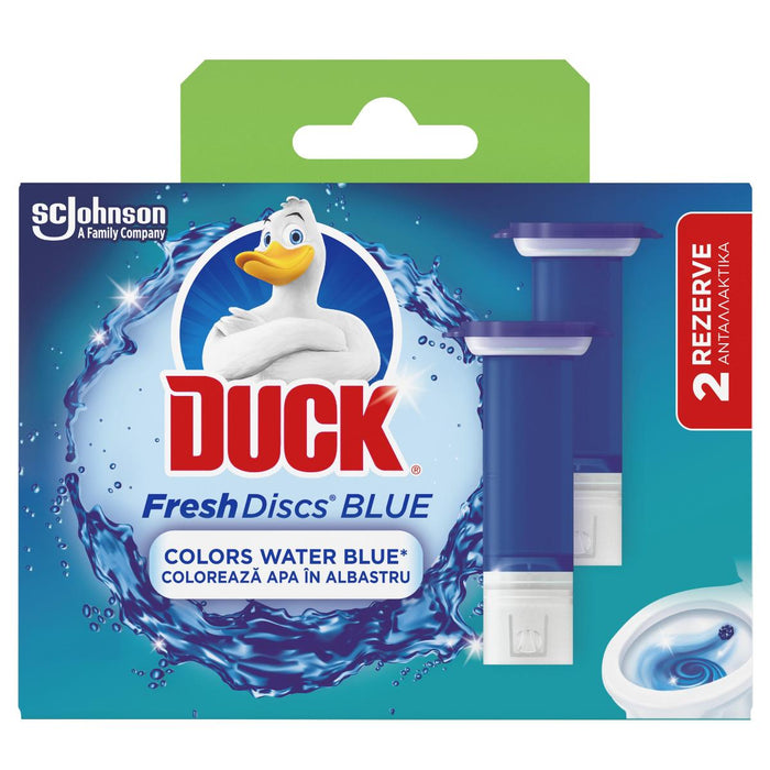 TOILET DUCK SW.DISC DOUBLE FILLER BLUE