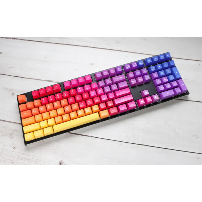 Ducky Afterglow Mechanical Keyboard Caps 108-Keycap Set ABS Double-Shot US Layout - Геймърски аксесоари<<<Геймърска