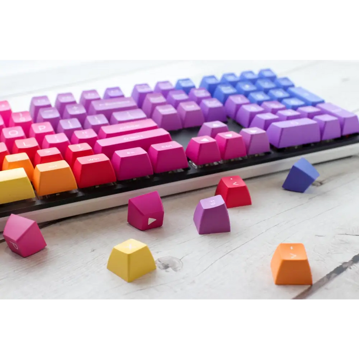 Ducky Afterglow Mechanical Keyboard Caps 108-Keycap Set ABS Double-Shot US Layout - Геймърски аксесоари<<<Геймърска