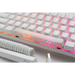 Ducky One 3 Pure White SF 65% Gaming Mechanical Keyboard Hotswap Cherry MX Black RGB PBT Keycaps - Геймърски