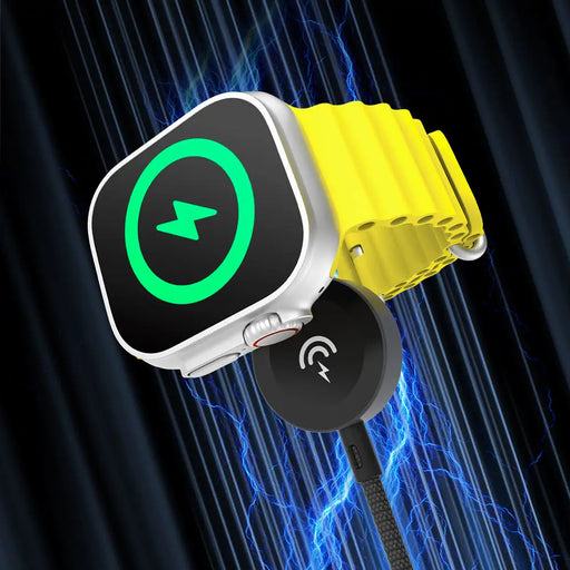 Dudao A12C Inductive Charger for Apple Watch 1.2m - Black - Cell phone USB charger<<<HurtelXML