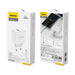 Dudao A20EU USB-A 18W network charger - white + USB-A - micro USB cable - Cell phone USB charger<<<HurtelXML