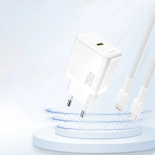 Dudao A26 PD20W GaN USB-C Charger - White - Cell phone USB charger<<<HurtelXML