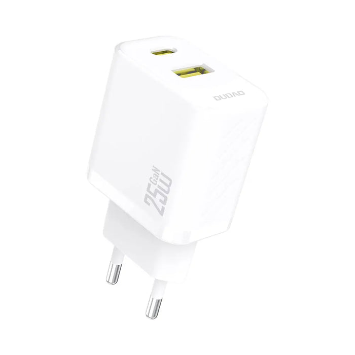 Dudao A26T GaN 25W USB-A USB-C Charger - White - Cell phone USB charger<<<HurtelXML