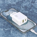 Dudao A27 MaxC 35W GaN Wall Charger + USB-C Cable - White - Cell phone USB charger<<<HurtelXML