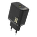 Dudao A27P 30W PD GaN USB-C Wall Charger - Black - Cell phone USB charger<<<HurtelXML