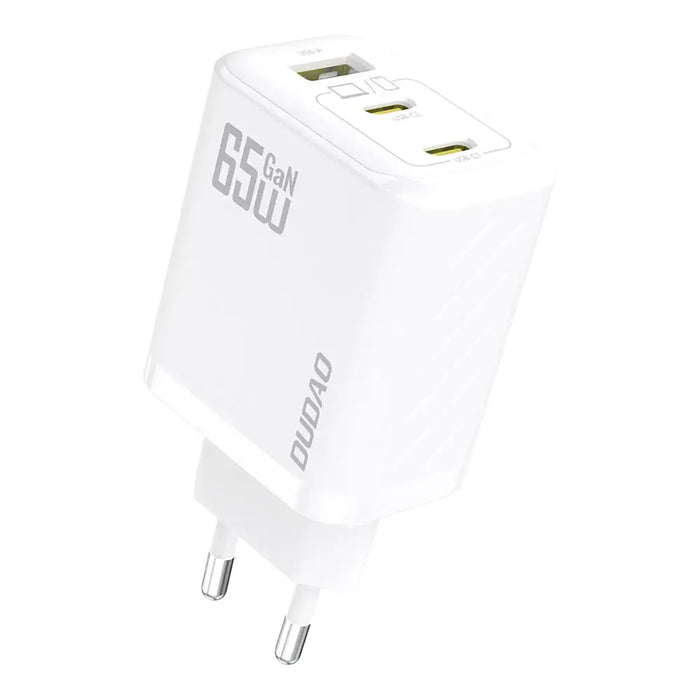 Dudao A29 65W GaN Wall Charger 2 x USB-C + 1 x USB-A - White - Cell phone USB charger<<<HurtelXML