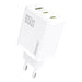 Dudao A29 65W GaN Wall Charger 2 x USB-C + 1 x USB-A - White - Cell phone USB charger<<<HurtelXML