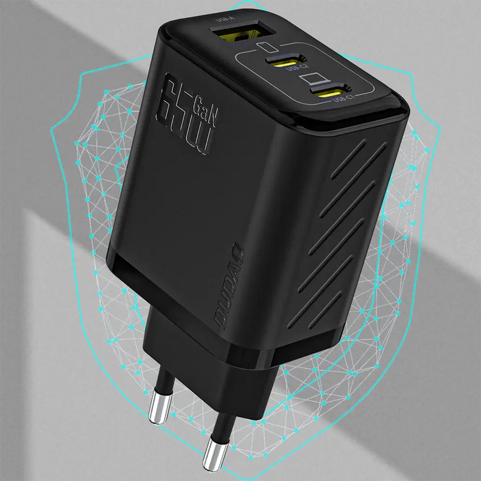 Dudao A29C 65W GaN Wall Charger + USB-C Cable - Black - Cell phone USB charger<<<HurtelXML
