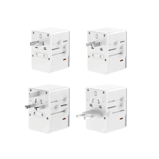 Dudao A35Pro 35W EU / UK / AUS / US / JP travel adapter 3x USB-C 2x USB-A - white - Cell phone USB charger<<<HurtelXML