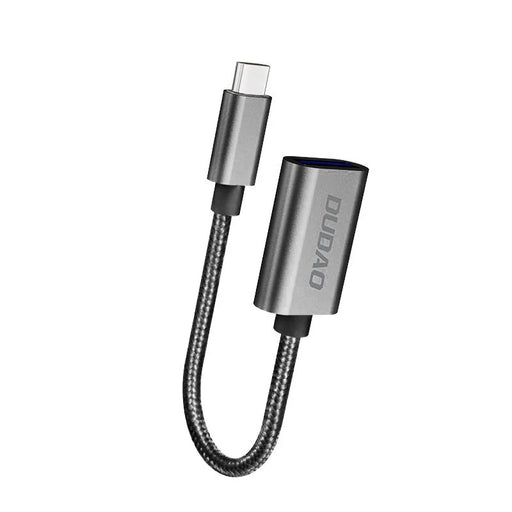 Dudao adapter cable OTG USB 2.0 to USB Type C gray (L15T) - USB adapters<<<HurtelXML