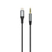 Dudao audio cable Lightning - mini jack 3.5mm 1m gray (L11PRO) - Audio cables<<<HurtelXML