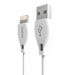 Dudao cable USB / Lightning 2.1A cable 2m white (L4L 2m white) - Cell phone cables<<<HurtelXML