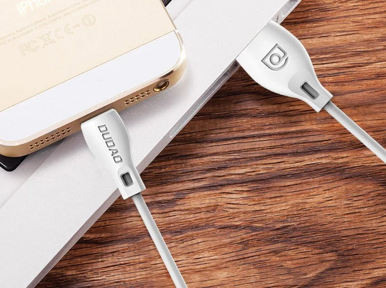 Dudao cable USB Type C 2.1A 2m white (L4T 2m white) - Cell phone cables<<<HurtelXML