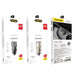 Dudao car charger 2x USB 3.1A gray (R5 gray) - Cell phone USB charger<<<HurtelXML