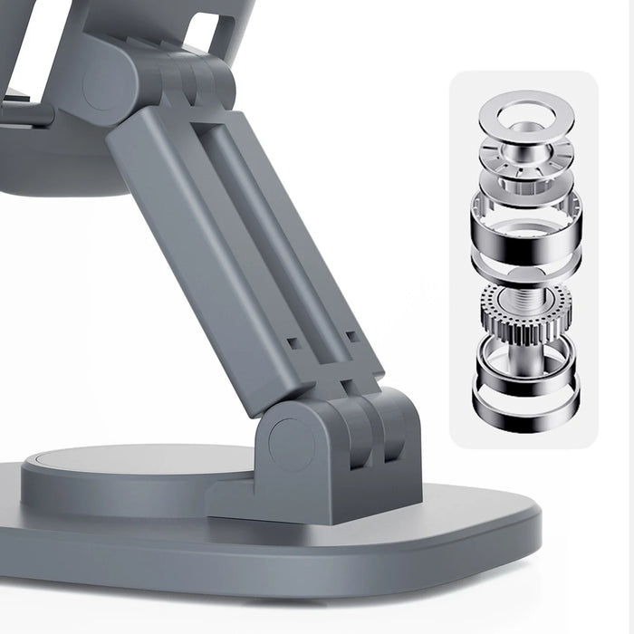 Dudao desk telescopic stand foldable stand for phone tablet gray (F5XS) - Cell phone holders<<<HurtelXML