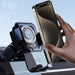 Dudao F19 clamp car holder with 15W inductive charger - black - Cell phone holders<<<HurtelXML