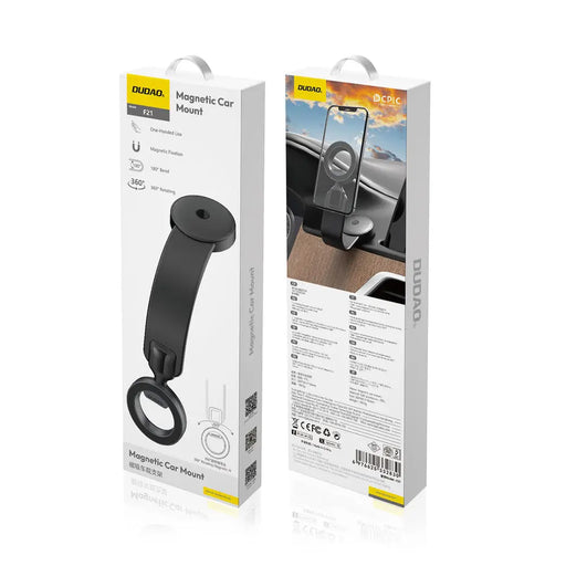 Dudao F21 Car Holder with MagSafe - Black - Cell phone holders<<<HurtelXML