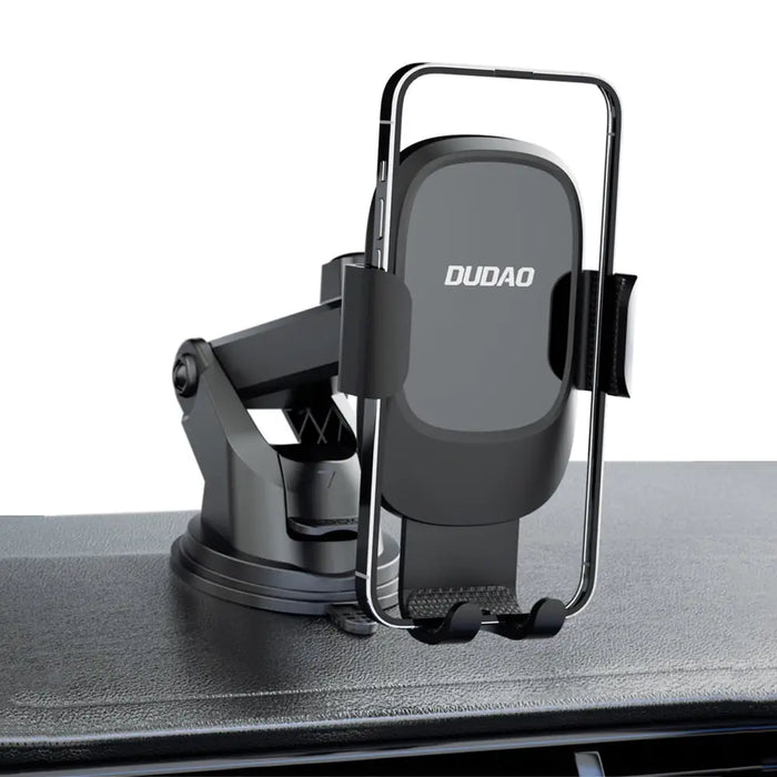 Dudao F5N+ smartphone holder with suction cup gravity - black - Cell phone holders<<<HurtelXML