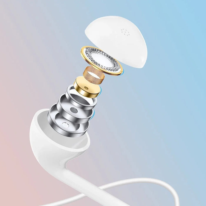 Dudao in-ear wired mini jack 3.5mm headset white (X10S white) - Headphones and speakers<<<HurtelXML