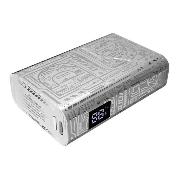 Dudao K20 USB-A / USB-C Powerbank 10000mAh 22.5W - silver - Powerbanks<<<HurtelXML