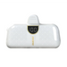 Dudao K20SL 5000mAh mini power bank with Lightning / USB-C connectors - white - Powerbanks<<<HurtelXML