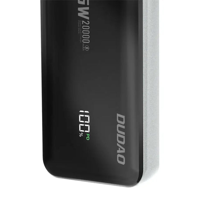 Dudao K65 20000mAh 65W Powerbank 1x USB-C 2x USB-A with display - black - Powerbanks<<<HurtelXML