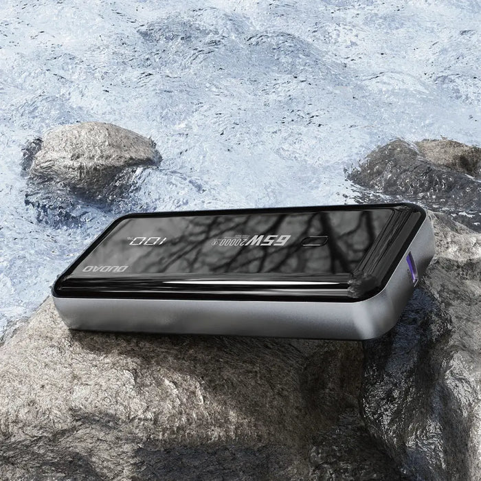 Dudao K65 20000mAh 65W Powerbank 1x USB-C 2x USB-A with display - black - Powerbanks<<<HurtelXML